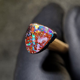 Boulder Opal Ringstein zum Einfassen 01007