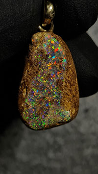 Queensland Boulder Opal 0253 mit 925er Silberöse
