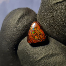 Boulder-Opal-Ohrstecker 0805 mit 925er Silberstiftplatte