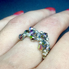 Ring mit SWAROVSKI® ELEMENTS