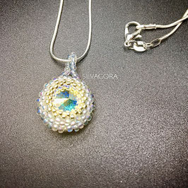 Anhänger mit SWAROVSKI® ELEMENTS und 925 Silberkette
