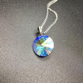 Anhänger mit SWAROVSKI® ELEMENT und 925 Silberkette