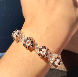 Armband Blumen mit SWAROVSKI® ELEMENTS