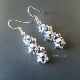 Ohrringe 925 Silber mit SWAROVSKI® ELEMENTS