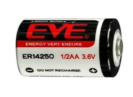 Batteria EVE  14250  1/2AA Mezzastilo Litio 3,6V  per sensori d'allarme ecc.