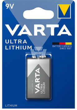 PILA  9V Transistor Litio Varta