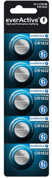 5 PILE CR1632 3V EVERACTIVE