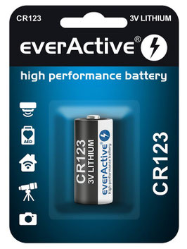 PILE CR123 Everactive