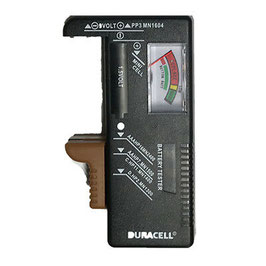 Tester analogico  Duracell   per pile e batterie