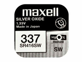 Pila 337  SR416SW MAXELL o MURATA