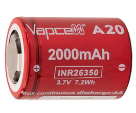 BATTERIA RICARICABILE  26350 2000 mAh