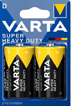 Torcia D zinco carbone  VARTA
