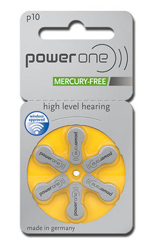 Pile Powerone 10 per apparecchi acustici