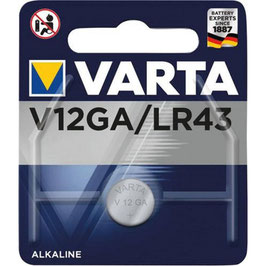 PILA LR43 V12GA    VARTA