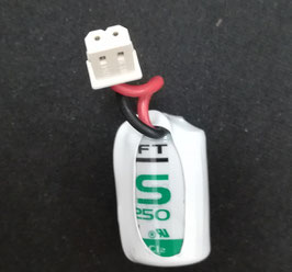 Pila  Litio SAFT  LS14250 1/2 AA   con connettore compatibile  antifurto  SELECT