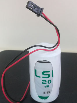 Pila  Litio SAFT  LSH20 D  3,6V  con connettore compatibile  antifurto GT ALARM