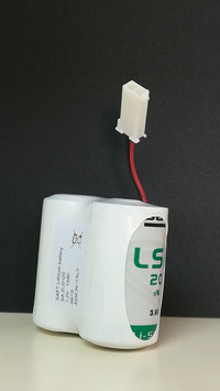 Pacco batterie 2D Litio  7,2V   compatibile con allarmi SILENTRON
