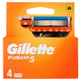 Confezione 4 ricambi Fusion 5 Gillette