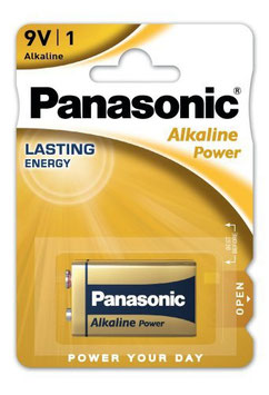 PILE  9V TRANSISTOR  PANASONIC  POWER