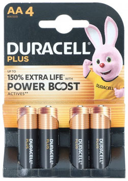 PILE STILO AA ALCALINE  DURACELL PLUS POWER BOOST MN1500