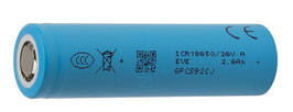 BATTERIA 18650 26VA  2650 mAh  13A EVE