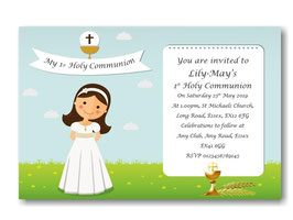 First Holy Communion Invitations CM1