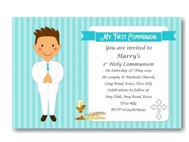 First Holy Communion Invitations CM3