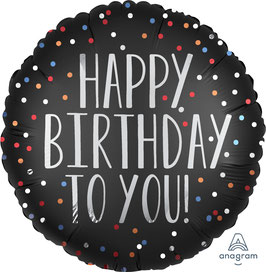 Folienballon Happy Birthday To You!