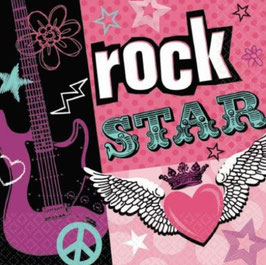 Servietten ROCK STAR