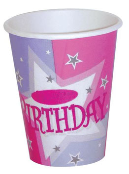 Becher HAPPY BIRTHDAY