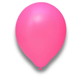 Rundballons, babyrosa