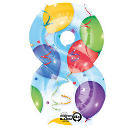 Folienballon 8 balloons
