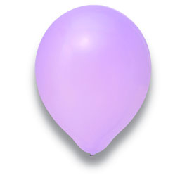 Rundballons, hell-lila