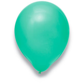 Rundballons, türkis