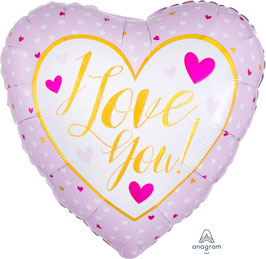 Folienballon I LOVE YOU