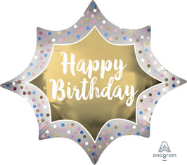 Folienballon Happy Birthday