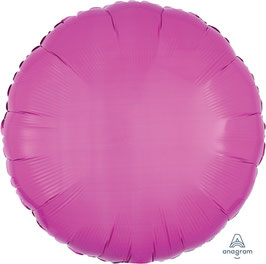 Folienballon Kreis pink bubble gum