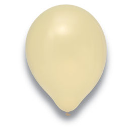 Rundballons, creme perlmutt