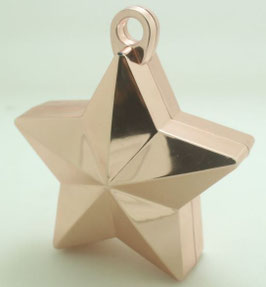 Ballongewicht STERN ROSEGOLD