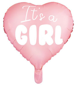 Folienballon It's a Girl
