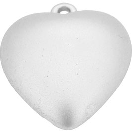 Ballongewicht HERZ WEISS MATT