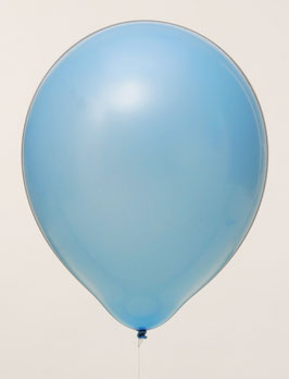 Rundballons, hellblau