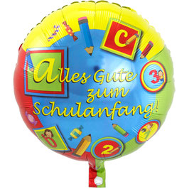 Folienballon SCHULANFANG