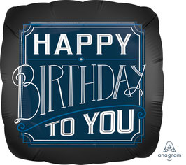 Folienballon Happy Birthday To You