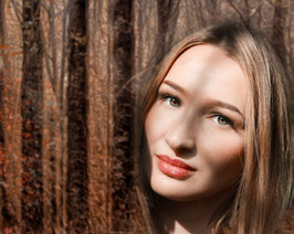 Portrait im Herbstwald