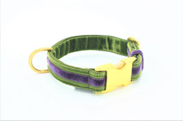 Halsband EDEL Grün Lila 25