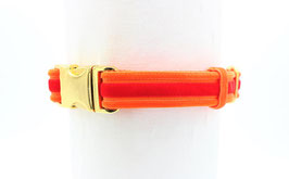 Halsband EDEL Orange Rot 25