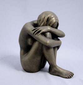 Sitzender Akt - Bronze
