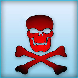 Stencil Skull