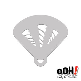 Ooh stencil M07 Unicorn Horn
